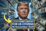 $2,000 Direct Deposit for U.S. Citizens in November 2025